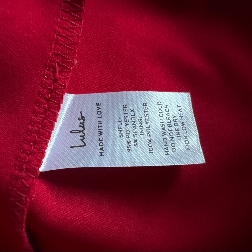 Lulus Red Ready For It Sleeveless Wide Leg Jumpsuit - Picture 9 of 9